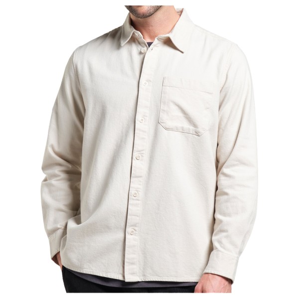 DEDICATED - Shirt Rute Flannel Base - Hemd Gr M weiß von Dedicated