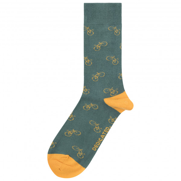 DEDICATED - Socks Sigtuna Bike Pattern - Multifunktionssocken Gr 36-40 oliv DEDICATED - Socks Sigtuna Bike Pattern - Multifunktionssocken Gr 36-40 oliv von Dedicated