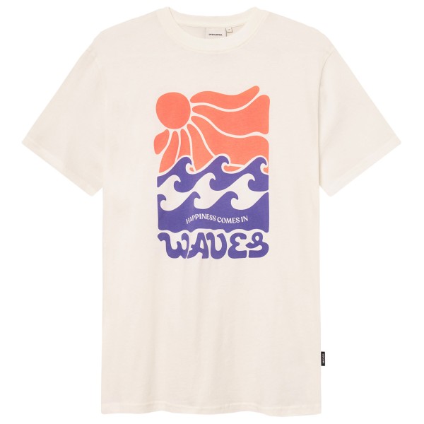 DEDICATED - T-Shirt Stockholm Happy Waves - T-Shirt Gr XXL weiß DEDICATED - T-Shirt Stockholm Happy Waves - T-Shirt Gr XXL weiß von Dedicated