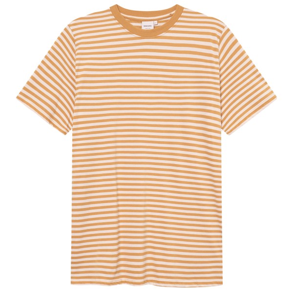 DEDICATED - T-Shirt Stockholm Stripes - T-Shirt Gr M beige von Dedicated