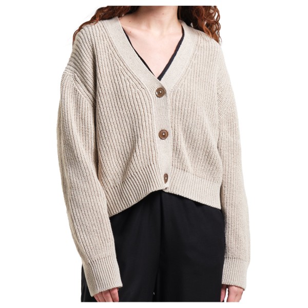 DEDICATED - Women's Cardigan Kanan - Pullover Gr S beige von Dedicated