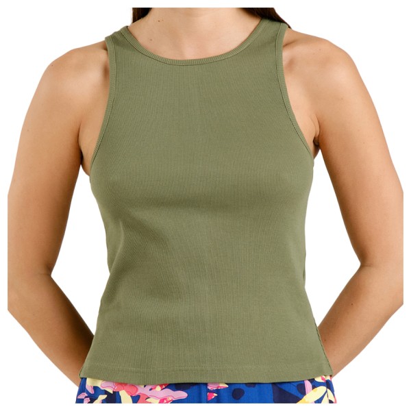 DEDICATED - Women's Rib Top Valdermarsvik - Top Gr XS oliv DEDICATED - Women's Rib Top Valdermarsvik - Top Gr XS oliv von Dedicated