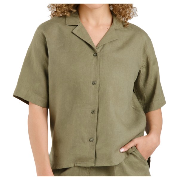 DEDICATED - Women's Shirt Torup Linen - Bluse Gr S oliv DEDICATED - Women's Shirt Torup Linen - Bluse Gr S oliv von Dedicated