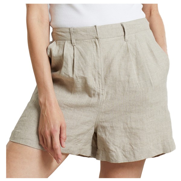 DEDICATED - Women's Shorts Djupvik Linen - Shorts Gr XL beige von Dedicated