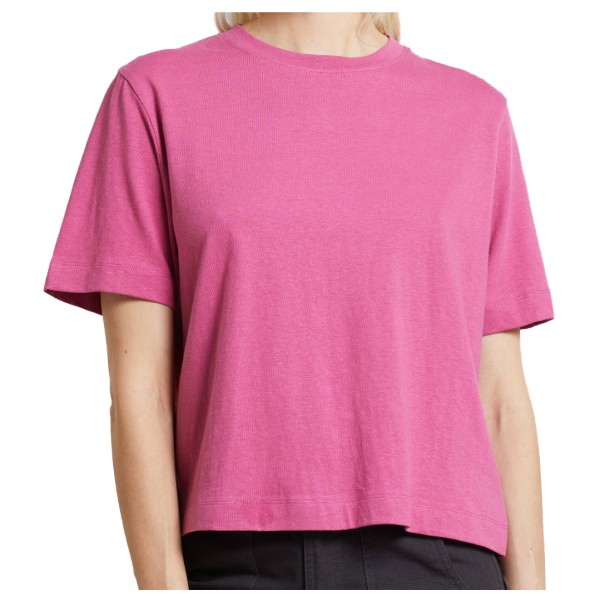 DEDICATED - Women's T-Shirt Vadstena Hemp - T-Shirt Gr L rosa von Dedicated