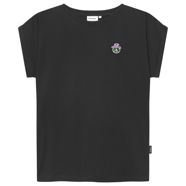 DEDICATED - Women's T-Shirt Visby Peace Bloom - T-Shirt Gr XS schwarz DEDICATED - Women's T-Shirt Visby Peace Bloom - T-Shirt Gr XS schwarz von Dedicated