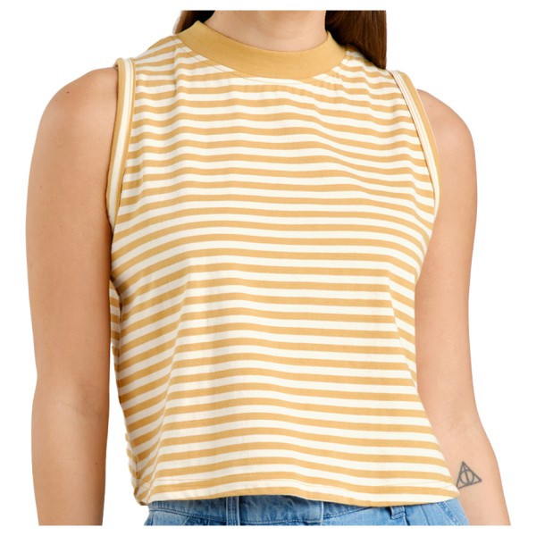 DEDICATED - Women's Top Namsos Stripes - Top Gr XS beige DEDICATED - Women's Top Namsos Stripes - Top Gr XS beige von Dedicated