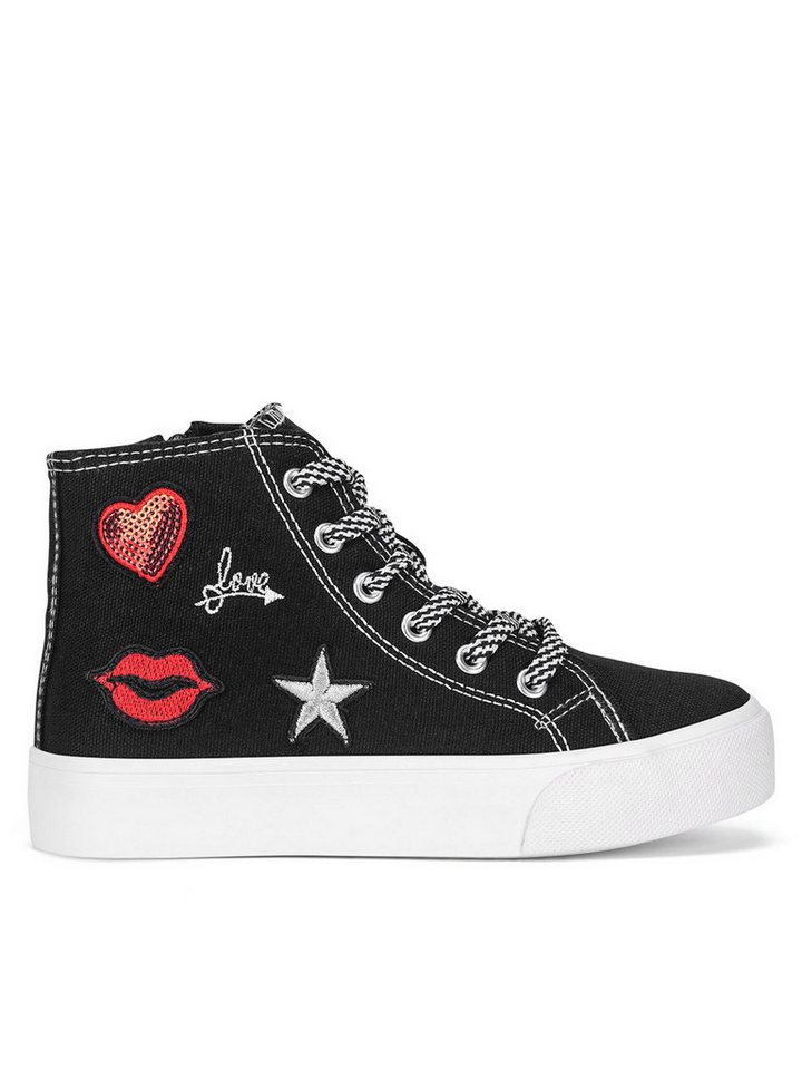 DeeZee DeeZee Sneakers aus Stoff Mädchen CSS030752 Schwarz Sneaker DeeZee DeeZee Sneakers aus Stoff Mädchen CSS030752 Schwarz Sneaker von DeeZee