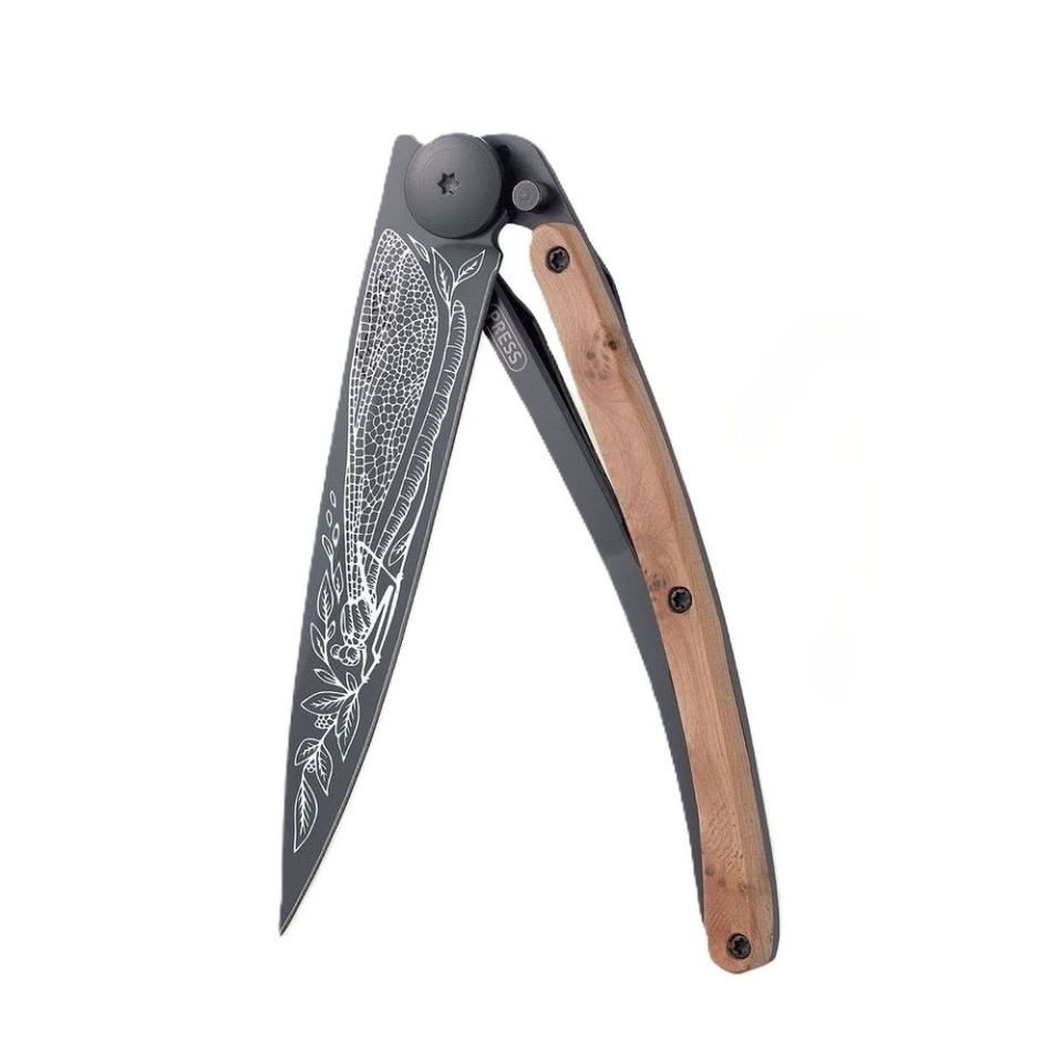 Deejo Taschenmesser - Messer - Deejo 37g, Olivenholz / Libelle Deejo Taschenmesser - Messer - Deejo 37g, Olivenholz / Libelle von Deejo