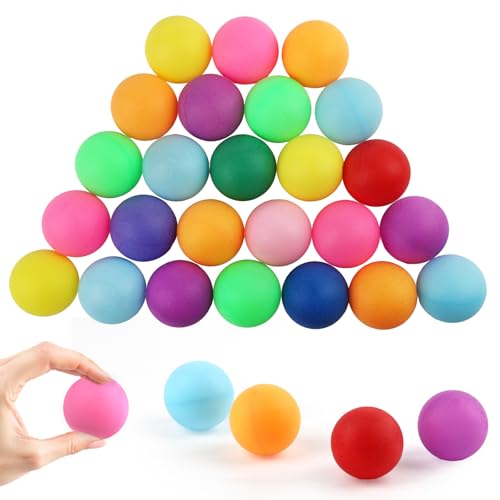 Deepton Tischtennisbälle Bunte, Training Ping Pong Bälle, Mischfarben Tischtennis Bälle 40mm, Premium Tischtennisbälle für VergnügungsparkLaunch Machine Glücklicher Abgehobener Betrag, 30 Stück Deepton Tischtennisbälle Bunte, Training Ping Pong Bälle, Mischfarben Tischtennis Bälle 40mm, Premium Tischtennisbälle für VergnügungsparkLaunch Machine Glücklicher Abgehobener Betrag, 30 Stück von Deepton