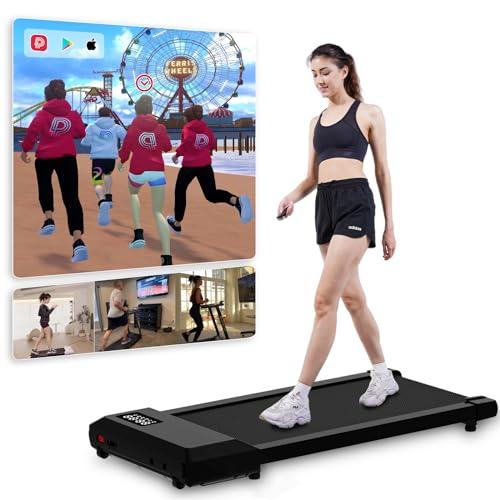 DeerRun Raceable Walking Pad, Laufband für Zuhause MAX 136kg, APP Steuerung Laufband Schreibtisch mit KI-Begleitung, Multiplayer-Rennfunktion Laufbänder DeerRun Raceable Walking Pad, Laufband für Zuhause MAX 136kg, APP Steuerung Laufband Schreibtisch mit KI-Begleitung, Multiplayer-Rennfunktion Laufbänder von DeerRun