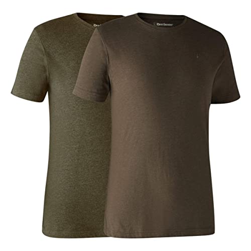 Deerhunter Basic 2-Pack T-Shirt Adventure GreenBrown Deerhunter Basic 2-Pack T-Shirt Adventure GreenBrown von Deerhunter