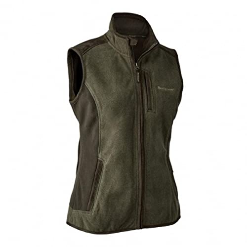 Deerhunter Lady Pam Bonded Fleece Waistcoat Graphite Green von Deerhunter