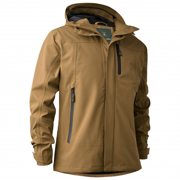 Deerhunter - Sarek Shell Jacket With Hood - Regenjacke Gr 3XL;4XL;L;M;S;XL braun;schwarz;schwarz/braun von Deerhunter