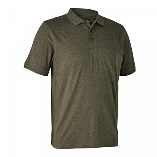 Deerhunter Gunnar Polo Shirt Adventure Green Melange Deerhunter Gunnar Polo Shirt Adventure Green Melange von Deerhunter