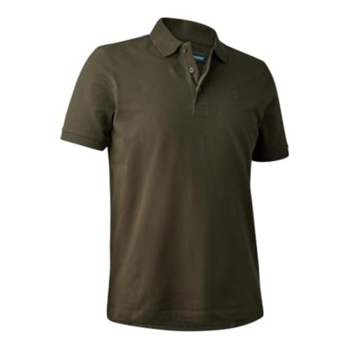 Harris Polo T-Shirt - Deep Green Harris Polo T-Shirt - Deep Green von Deerhunter