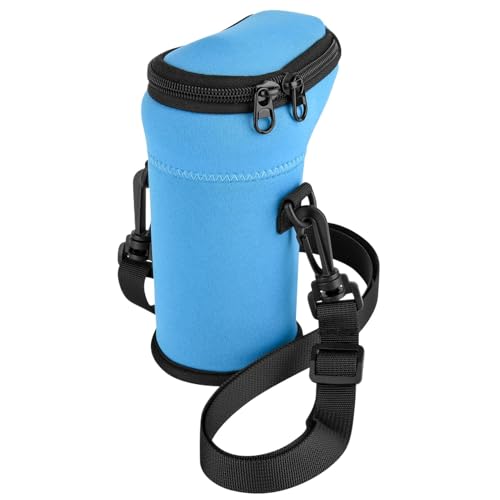 Deewar Wasserflaschenträger | Tragbare Wasserflasche Sling Bag - Kinder Sling Bag mit verstellbaren Schultergurten, Wasserflaschenträger für Outdoor-Aktivitäten, blau, Refer to description, Unisex von Deewar