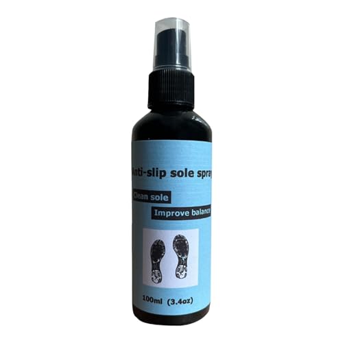 Schuhgriffspray, 100 ml Schuhschutz, Basketball-Griffspray, rutschfeste Sohlenspray, reinigt Schuhsohlen, wasserdichte Schuhsprays, zerstört Anti-Transpirant-Fuß, Sportschuhe von Deewar