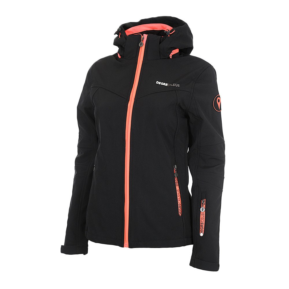 Degre Celsius Amalon Softshell Jacket Schwarz S Frau von Degre Celsius