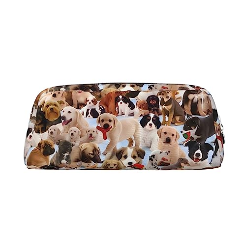 Dehiwi Federmäppchen mit niedlichem Hundemotiv, wasserdicht, niedliches Leder, für Reisen, Kosmetik, Make-up-Tasche, Organizer, Stifthalter für Büro Make-up, silber, Einheitsgröße, Taschen-Organizer Dehiwi Federmäppchen mit niedlichem Hundemotiv, wasserdicht, niedliches Leder, für Reisen, Kosmetik, Make-up-Tasche, Organizer, Stifthalter für Büro Make-up, silber, Einheitsgröße, Taschen-Organizer von Dehiwi