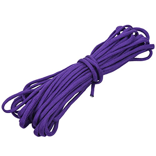 Dehumi Paracord 550 Parachute Rope 7 Core Strang Zum Klettern Camping Buckle Rope Purple 25Ft von Dehumi