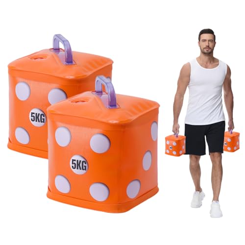 DEIRIS Wasser Hanteln set, Wasser Gewichte Training, Reisehanteln, Würfel mit übungen Sport 10 kg/Paar, Workout Würfelspiel für Rumpftraining, Krafttraining DEIRIS Wasser Hanteln set, Wasser Gewichte Training, Reisehanteln, Würfel mit übungen Sport 10 kg/Paar, Workout Würfelspiel für Rumpftraining, Krafttraining von Deiris