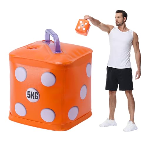 DEIRIS Wassergefüllte Kettlebell, Reisegewicht, Weich Kettlebell, Fitness Übungswürfel 5 kg, Freundlich für Benutzer und Boden, für Beginner Hause Kettlebell Training Gemacht (Orange: 5 kg pro Stück) DEIRIS Wassergefüllte Kettlebell, Reisegewicht, Weich Kettlebell, Fitness Übungswürfel 5 kg, Freundlich für Benutzer und Boden, für Beginner Hause Kettlebell Training Gemacht (Orange: 5 kg pro Stück) von Deiris