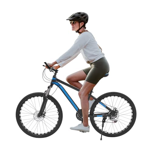 Dekltus 26-Zoll-Mountainbikes, 21-Gang-Mountainbike - Tragfähigkeit 150kg - Scheibenbremsen, MTB Bike für Jugendliche und Erwachsene von Dekltus