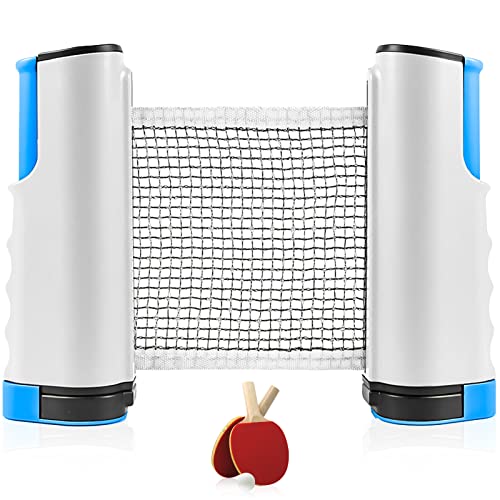 Delamiya Tischtennisnetz, Ausziehbares Mobiles Tischtennis Netz, Tischtennisnetz für Jeden Tisch, Tragbar Ping Pong Ersatznetz Tischtennisnetz Outdoor & Indoor, Netz Tischtennisplatte Outdoor (Blau) Delamiya Tischtennisnetz, Ausziehbares Mobiles Tischtennis Netz, Tischtennisnetz für Jeden Tisch, Tragbar Ping Pong Ersatznetz Tischtennisnetz Outdoor & Indoor, Netz Tischtennisplatte Outdoor (Blau) von Delamiya
