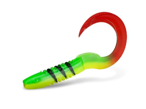 Delphin 5 x 60mm Twister PERCHY Gummifisch Gummiköder Forelle Barsch Zander Delphin 5 x 60mm Twister PERCHY Gummifisch Gummiköder Forelle Barsch Zander von Delphin