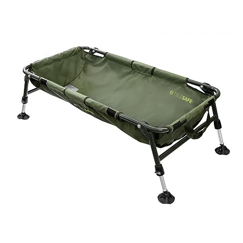 Delphin TeleSafe+ Abhakmatte höhenverstellbare extra robuste Carp Cradle von Delphin