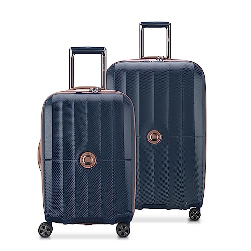 DELSEY PARIS St. Tropez Hardside Erweiterbares Gepäck mit Spinner-Rädern, Navy, 2-Piece Set (21/28), St. Tropez Hartschalengepäck, erweiterbar, mit Rollen von DELSEY PARIS