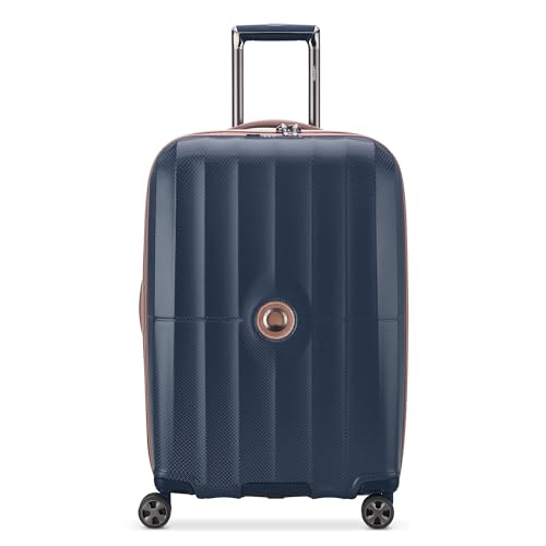 DELSEY PARIS St. Tropez Hardside Erweiterbares Gepäck mit Spinner-Rädern, Marineblau, Checked-Medium 24 Inch, St. Tropez Hartschalengepäck, erweiterbar, mit Rollen DELSEY PARIS St. Tropez Hardside Erweiterbares Gepäck mit Spinner-Rädern, Marineblau, Checked-Medium 24 Inch, St. Tropez Hartschalengepäck, erweiterbar, mit Rollen von DELSEY PARIS