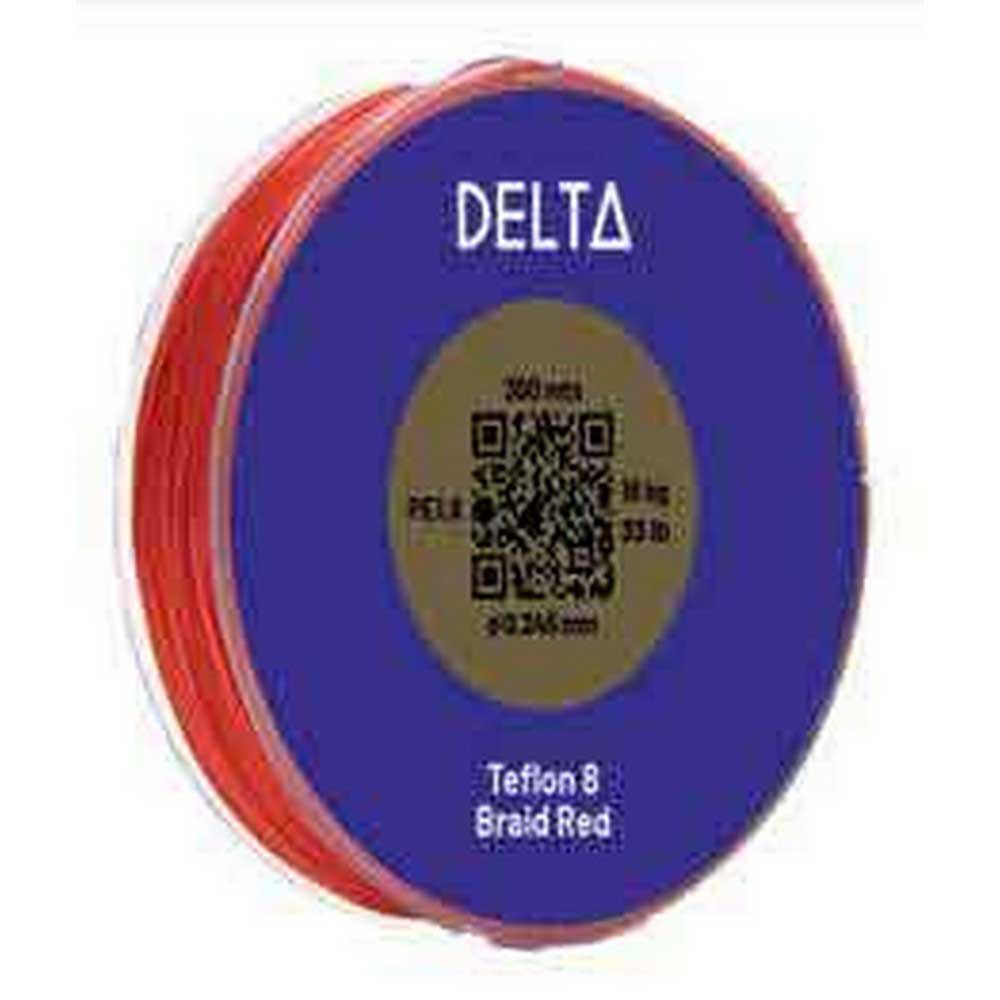 Delta Teflon 8 Braid 300 M Braided Line Rot 0.280 mm Delta Teflon 8 Braid 300 M Braided Line Rot 0.280 mm von Delta