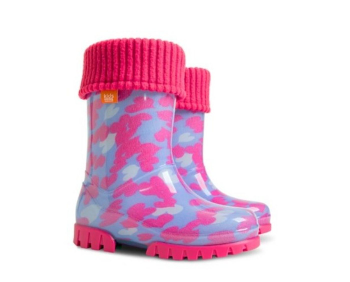 Demar Kinder Gummistiefel mit Einlage Stiefel gefüttert Herzen LUX Gummistiefel Demar Kinder Gummistiefel mit Einlage Stiefel gefüttert Herzen LUX Gummistiefel von Demar