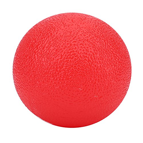 Demeras Handtherapie-Ball für Fingerkraftübung Silikon-Stressabbau-Ball Mehrere Farben(rot) von Demeras
