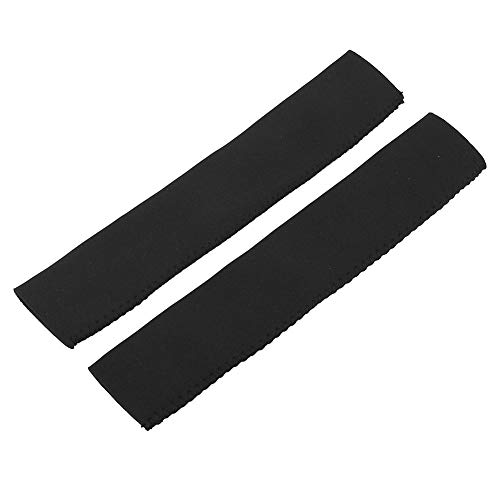 Kajak-Paddelgriffe 3 mm Neopren Anti-Rutsch-Tauchstoff Kanu Weiche Paddel-Schutzgriffe für effizientes Paddeln(Schwarz) von Demeras