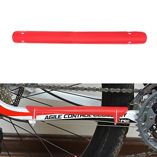 Demiawaking Kettenschutz für Fahrrad, Kettenschutz, aus Kunststoff, für Fahrrad, MTB, Straßenfahrrad (Rot) von Demiawaking