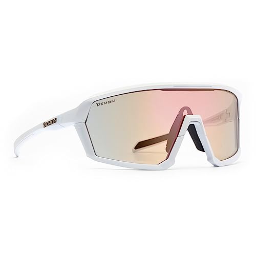 Demon Gravel DOCHROM Mirror Sportbrille, matt White Demon Gravel DOCHROM Mirror Sportbrille, matt White von Demon