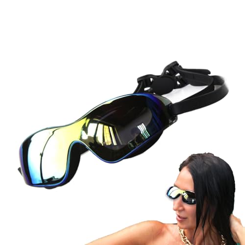 Demsyeq Antibeschlag-Schwimmbrille,Schwimmbadbrille,HD-Schnorchelbrille - Schwimmbrillen, Wassersportbrillen, Schwimmausrüstung, klare Sicht für Damen und Herren von Demsyeq