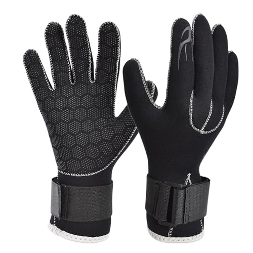 Demsyeq Spearfishing Handschuhe, Anti-Rutsch-Schwimmhandschuhe, Angelhandschuhe, Paddelhandschuhe, Tauchausrüstung, Tauchausrüstung für Männer, Frauen, Meer, Seen, Flüsse von Demsyeq