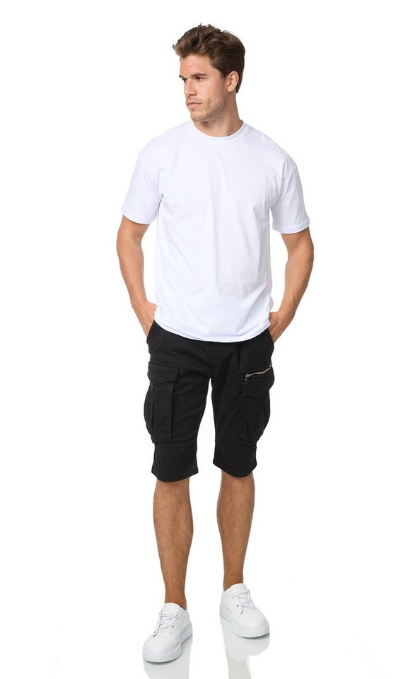 Denim House Jeansshorts Cargo Shortpant mit Feinen Akzenten Herren Capri Schwarz XL Denim House Jeansshorts Cargo Shortpant mit Feinen Akzenten Herren Capri Schwarz XL von Denim House