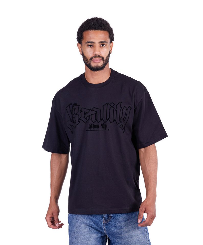 Denim House T-Shirt Lässiges T-Shirt in Oversized Look mit feinem Print Schwarz XXL Denim House T-Shirt Lässiges T-Shirt in Oversized Look mit feinem Print Schwarz XXL von Denim House