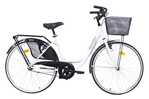 Discovery Denver Damen Damenfahrrad EIN-Gang Weiß Hollandrad 26 Zoll-Farbe Discovery Denver Damen Damenfahrrad EIN-Gang Weiß Hollandrad 26 Zoll-Farbe von Denver