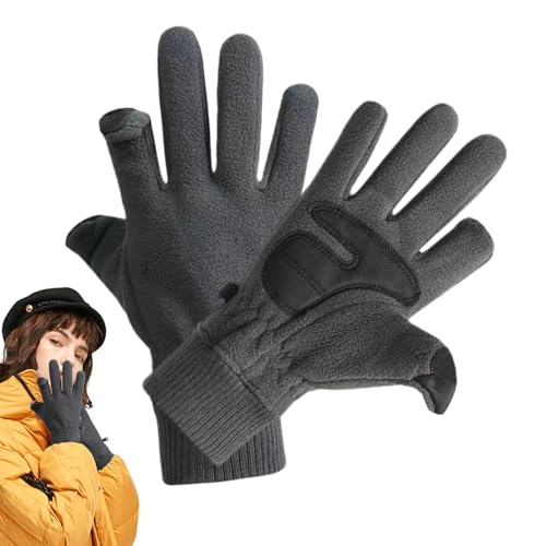 Deojtga Warme Handschuhe für kaltes Wetter – Winterhandschuhe Fahrradhandschuhe | Rutschfester Griff Reithandschuhe für Familie, Freunde, Kollegen von Deojtga