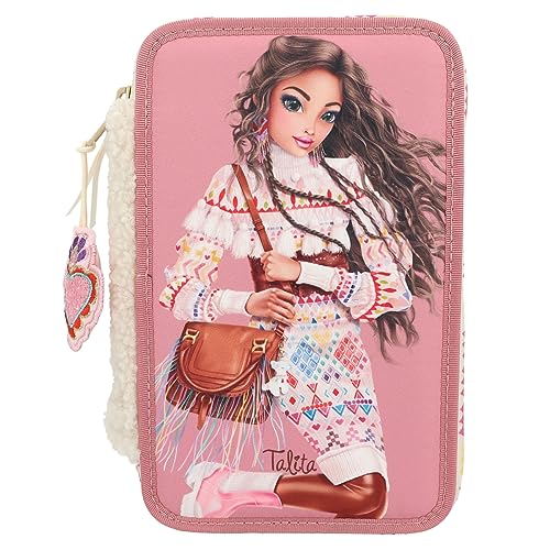 Depesche 12583 TOPModel Cosy - Gefüllte 3-Fach Federtasche, Model Motiv mit Teddy-Kunstfell, Federmäppchen mit Buntstiften, Lineal, Schere uvm. Depesche 12583 TOPModel Cosy - Gefüllte 3-Fach Federtasche, Model Motiv mit Teddy-Kunstfell, Federmäppchen mit Buntstiften, Lineal, Schere uvm. von Depesche