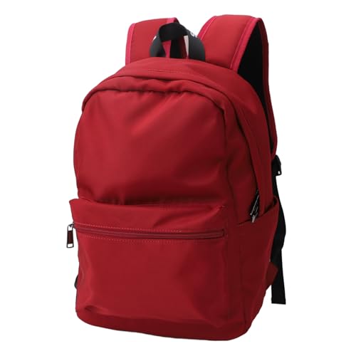 Kühlrucksack, Schweißfest, Kaltluftstrom, Belüftungsdesign, Hitzeschutz, Outdoor-Rucksäcke, Große Kapazität, Atmungsaktiv, Leicht, Reise-Laptop-Rucksack für Camping, Wandern (Rot) von Depisuta