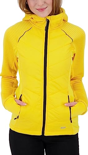 Deproc Active Damen Strickfleecejacke Fleecejacke mit leichter Kapuze Übergangsjacke Windbreaker ELMCOURT II Deproc Active Damen Strickfleecejacke Fleecejacke mit leichter Kapuze Übergangsjacke Windbreaker ELMCOURT II von DEPROC-Active