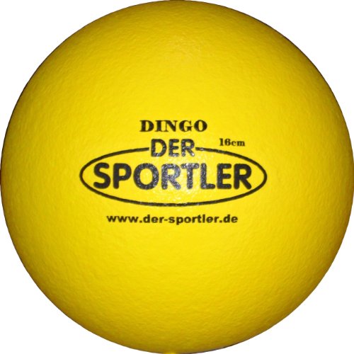 Schaumstoffball Handball mit 16cm mit super-Stabiler Ele-Haut Softball von Der Sportler