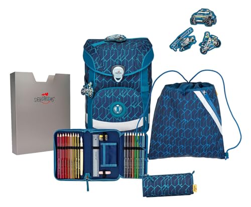 DerDieDas ErgoFlex Easy Schulranzenset 5-teilig Blue Speed DerDieDas ErgoFlex Easy Schulranzenset 5-teilig Blue Speed von DerDieDas
